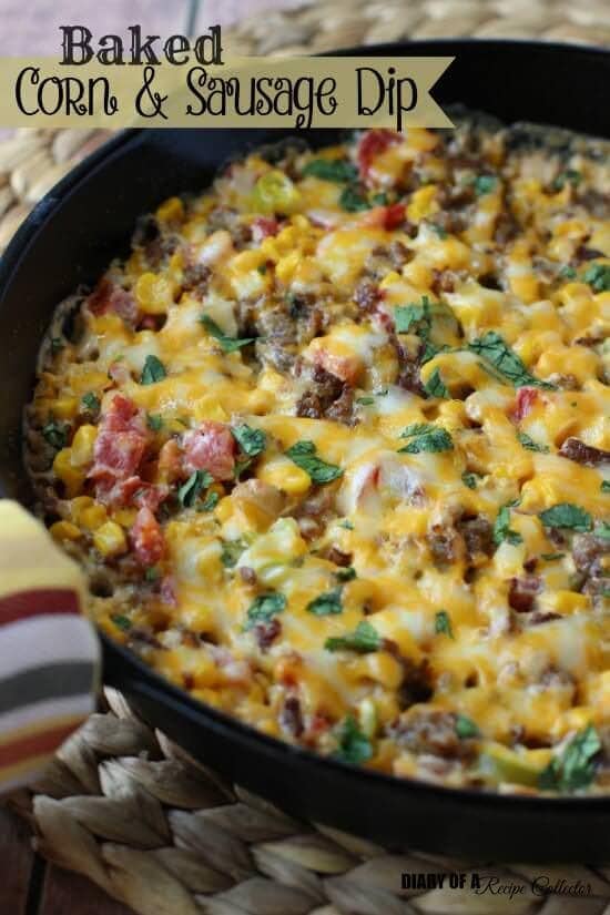 Baked Corn & Sausage Dip