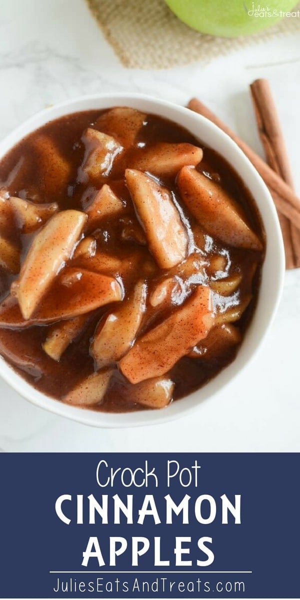 Crock Pot Cinnamon Apples Julie's Eats & Treats