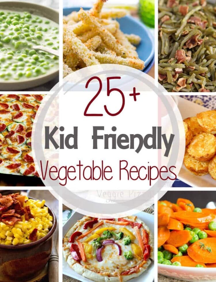 25+ Kid Friendly Vegetable Recipes ~ Tons of Vegetable Recipes That Even The Pickiest Eaters Will Eat! Everything From Peas, Carrots, Zucchini and Broccoli!