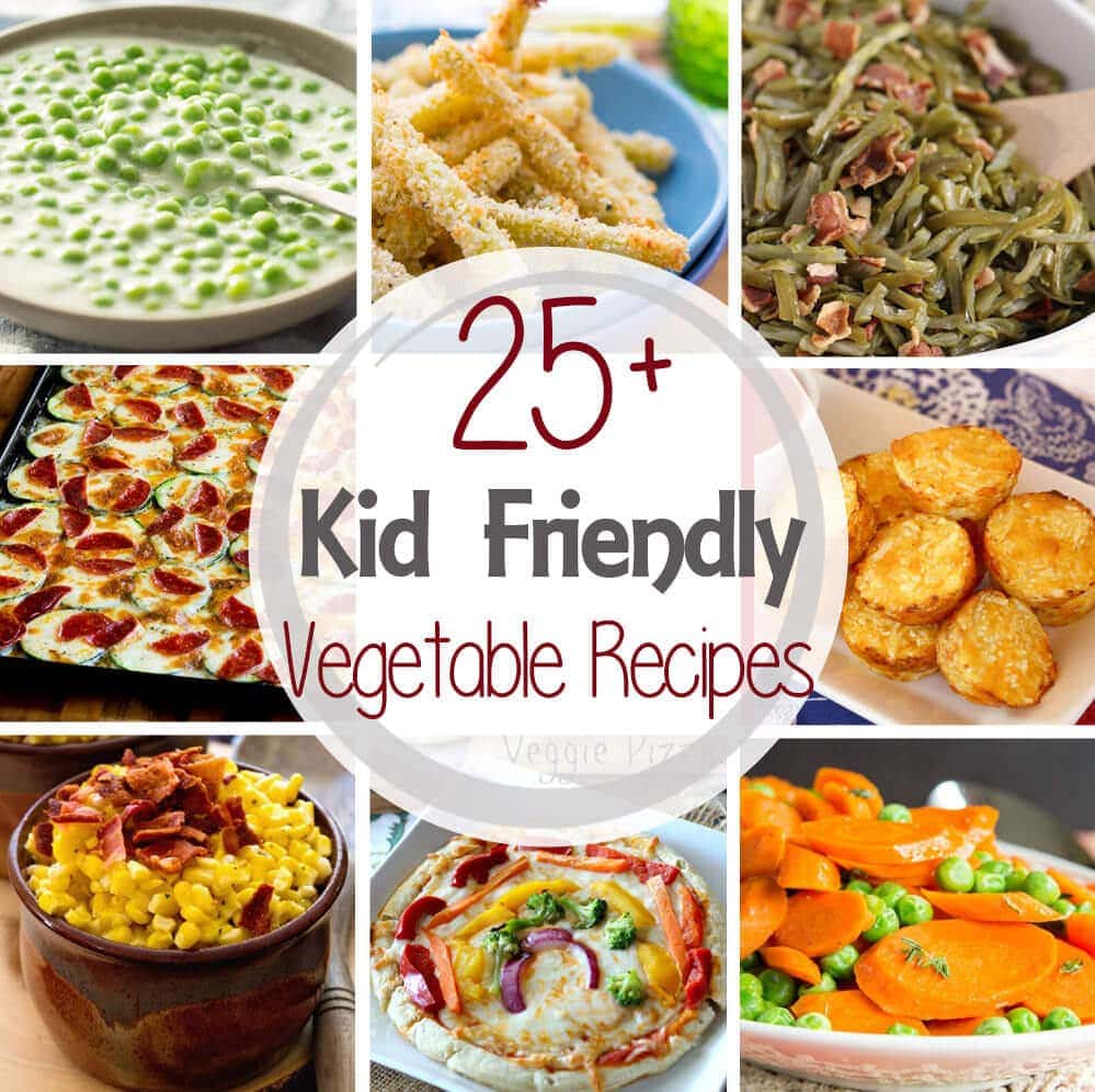 25+ Kid Friendly Vegetable Recipes ~ Tons of Vegetable Recipes That Even The Pickiest Eaters Will Eat! Everything From Peas, Carrots, Zucchini and Broccoli!