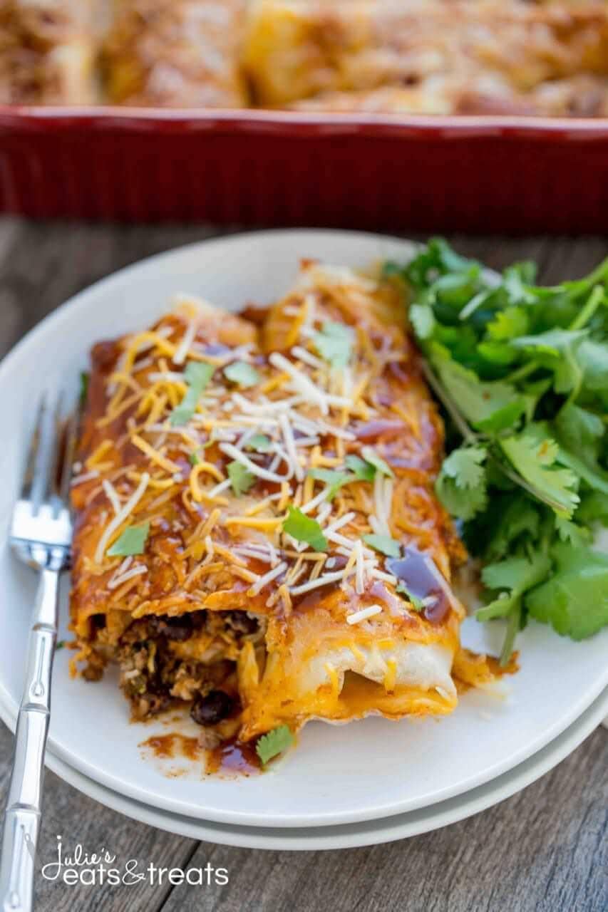 Ground Beef and Potato Recipe on Plate