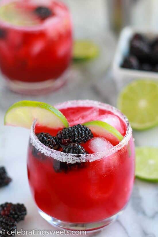 Blackberry-Lime-Margaritas