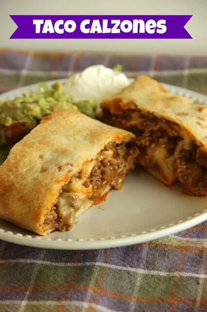 Taco Calzones - An easy weeknight meal idea!