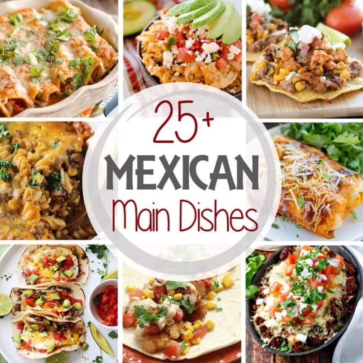 25+ Mexican Main Dish Recipes ~ Got Mexican Recipes on Your Mind? Dig Into These Main Dishes! Everything from Soup, Enchiladas, Tacos, Bowls and More! Something for Everyone!