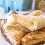 This easy lemon cream turnover recipe uses only 6 ingredients, making them a quick and easy breakfast, snack or dessert!