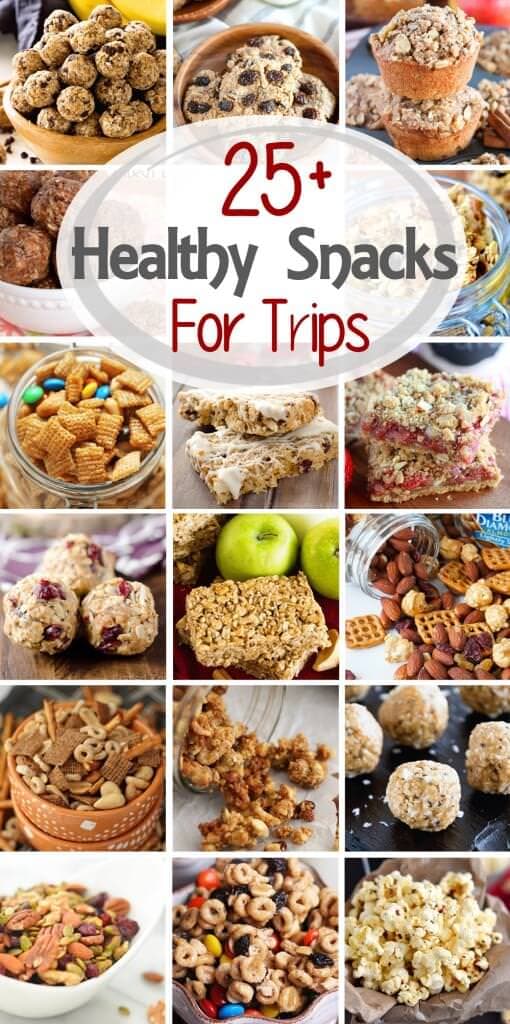 25+ Healthy Snacks For Trips ~ Perfect for When You Get The Munchies While on Your Trip! Fill Your Tummy With Healthy, Filling Snacks!