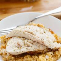 Crock Pot Chicken and Rice Dinner ~ Whole Chicken and Rice in the Slow Cooker Flavored with Onions and Spices! You can't Go Wrong with this Meal in the Crock Pot!