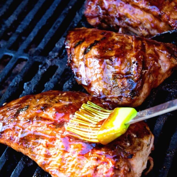 Grilled BBQ Tenderloin ~ Turkey Tenderloin Marinated in BBQ Sauce and Grilled to Perfection! Light, Healthy, Low Carb Meal!