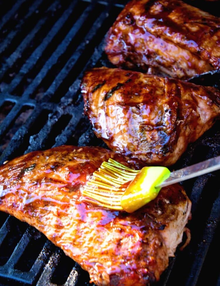 Grilled BBQ Tenderloin ~ Turkey Tenderloin Marinated in BBQ Sauce and Grilled to Perfection! Light, Healthy, Low Carb Meal!