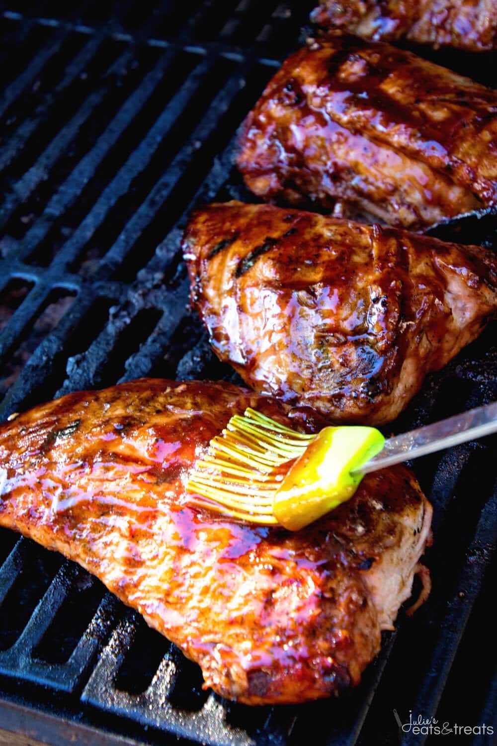 Grilled BBQ Tenderloin ~ Turkey Tenderloin Marinated in BBQ Sauce and Grilled to Perfection! Light, Healthy, Low Carb Meal!