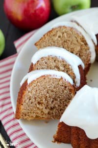 Apple Bundt Cake with Cream Cheese Frosting