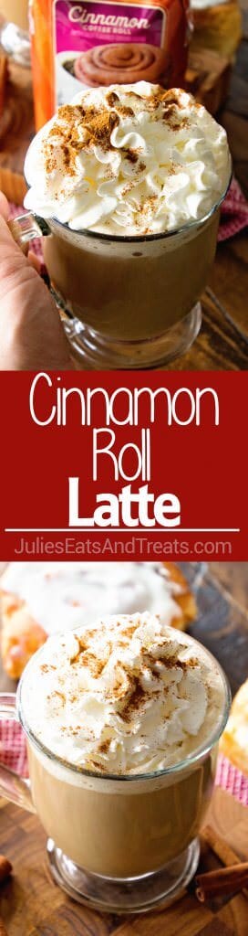 Cinnamon Roll Latte ~ Treat Yourself to a Delicious, Homemade Latte That Tastes Like Cinnamon Rolls at Home!