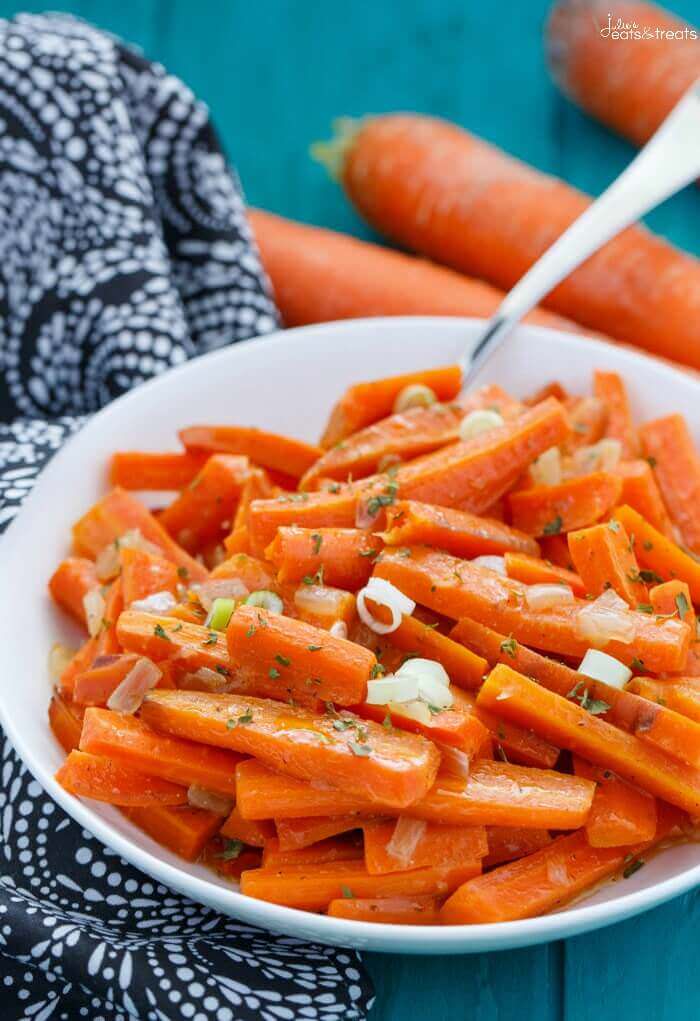 Ranch Crock Pot Carrots ~ Super Quick to Make for the Holidays in Your Slow Cooker when Oven Space is Limited!