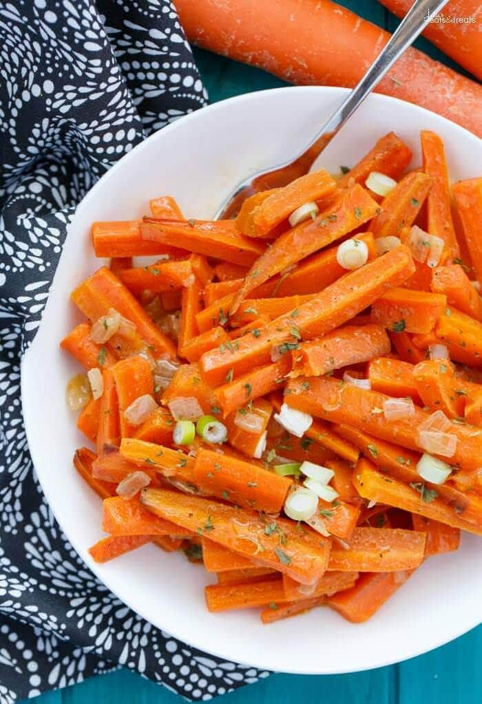 Ranch Crock Pot Carrots ~ Super Quick to Make for the Holidays in Your Slow Cooker when Oven Space is Limited!