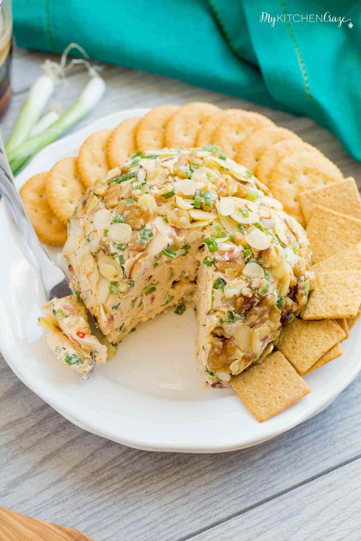 Spicy Cheese Ball ~ mykitchencraze.com