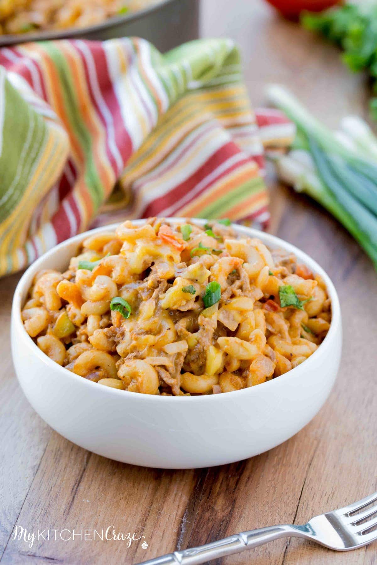 Cheeseburger Macaroni ~ mykitchencraze.com