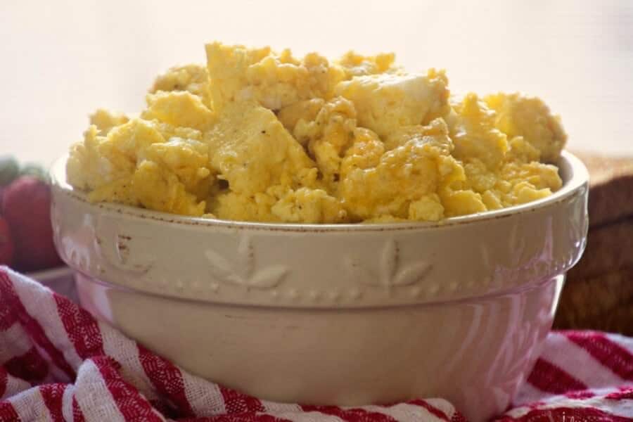 Oven Scrambled Eggs Recipe