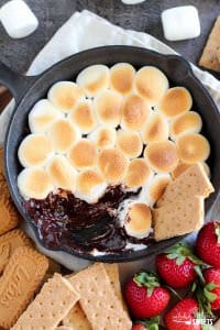 Easy Oven S'mores Dip from Celebrating Sweets