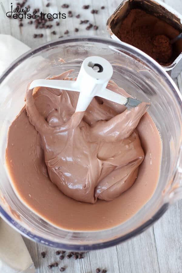Chocolate Fruit Dip in Mixing bowl