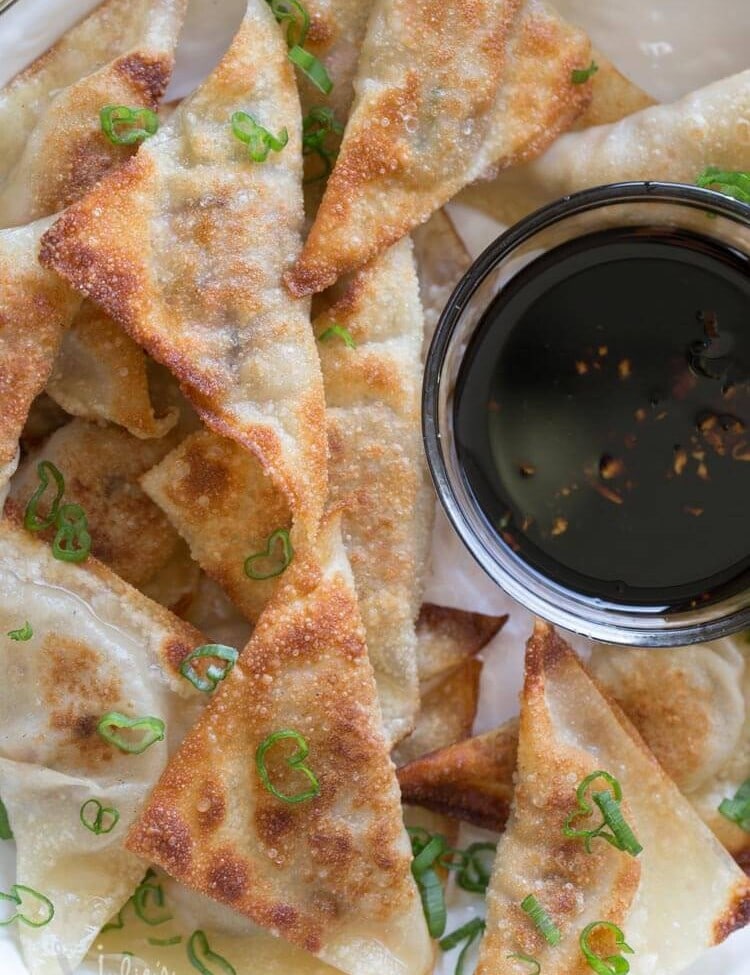 Pork Potstickers ~ Filled with Pork, Cabbage, Mushrooms, Carrots and More! The Perfect Treat When You are Craving Asian Food. Plus, They are Freezable!