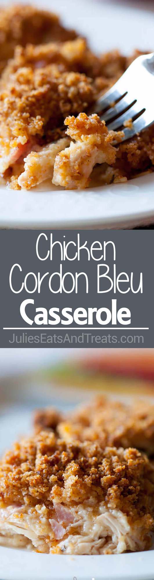 Chicken Cordon Bleu Casserole - Julie's Eats & Treats