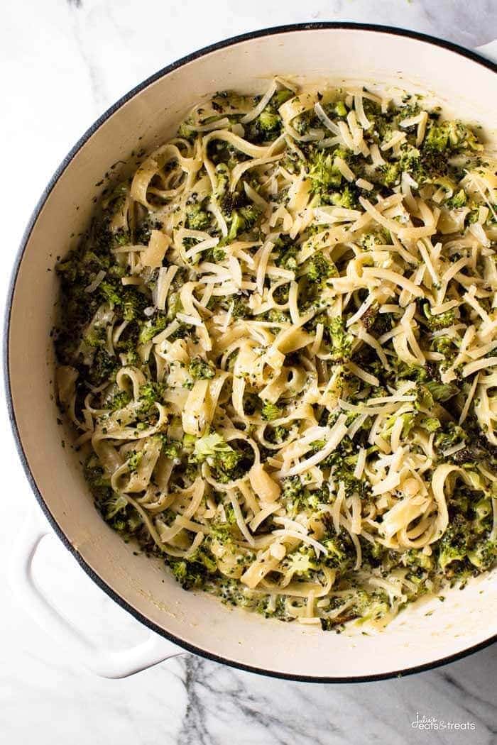 Roasted Broccoli Alfredo 