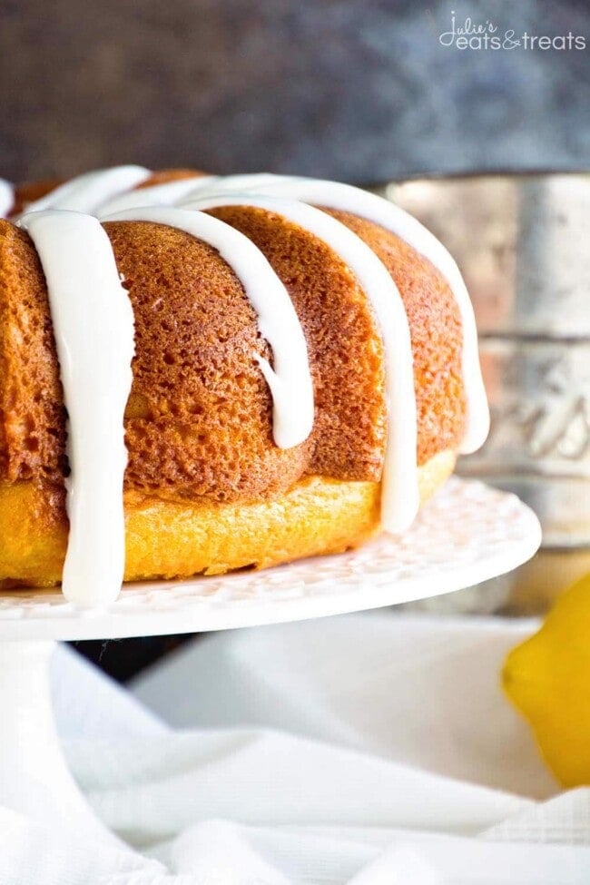 Lemon Bundt Cake with Lemon Frosting! Julie's Eats & Treats