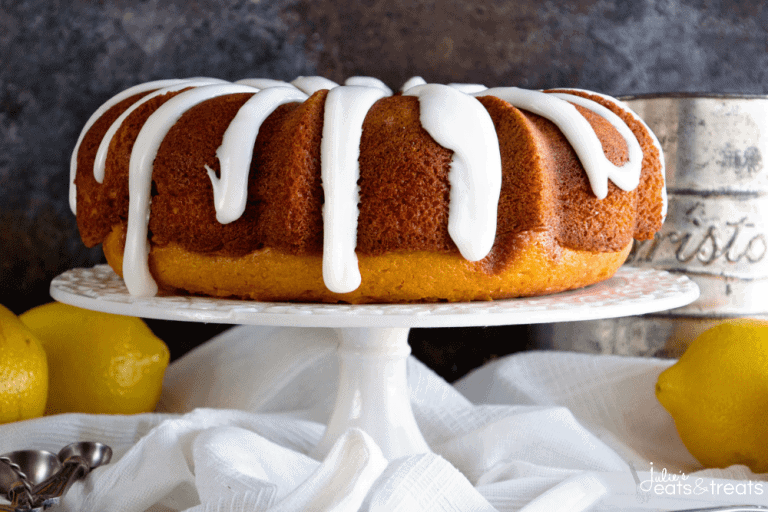 Lemon Bundt Cake with Lemon Frosting! Julie's Eats & Treats