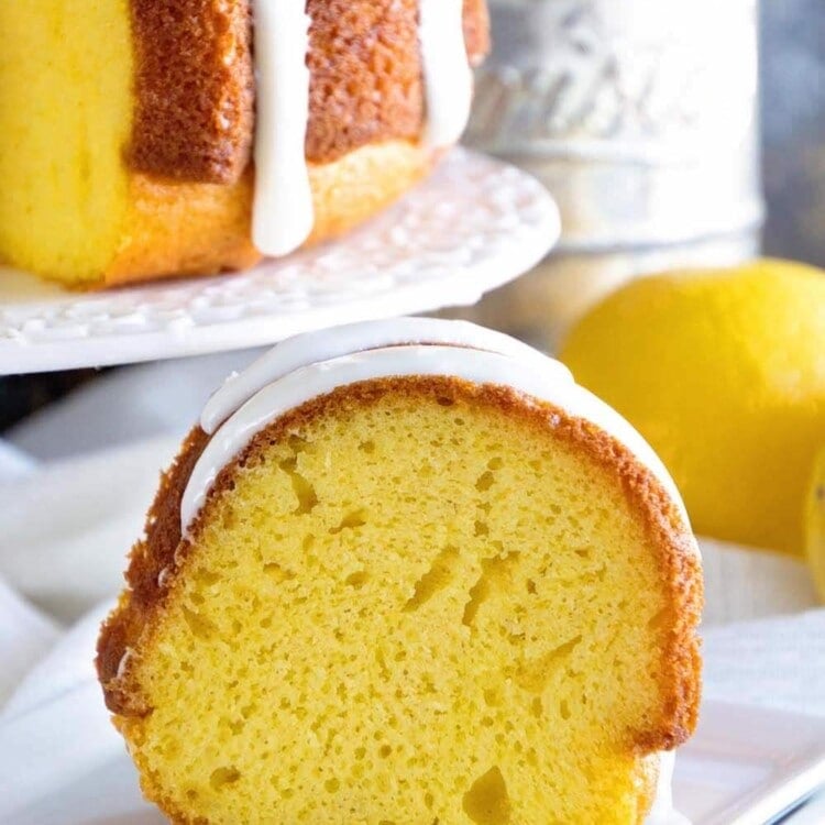 Lemon Bundt Cake with Lemon Frosting ~ Tender, Homemade Lemon Pound Cake with a Delicious Lemon Frosting!