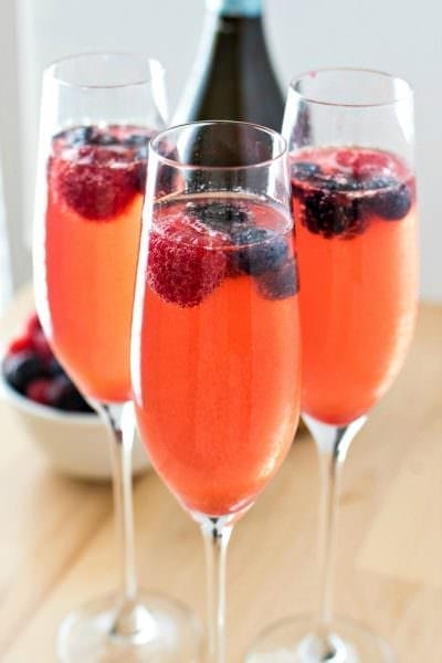 Berry Mimosas