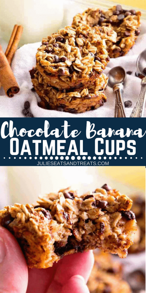 Baked Chocolate Oatmeal - Healthy Overnight Double Chocolate Baked Oatmeal - These chocolate chip oatmeal cookies are delicious!