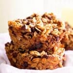 Chocolate Banana Baked Oatmeal Cups ~ Perfect for Breakfast, School Lunches and Snacks! These Baked Oatmeal Cups are Packed with Protein, Make Ahead and Freezer Friendly!