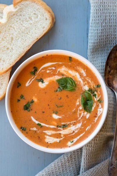 Creamy Basil Tomato Soup