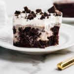 Oreo Poke Cake Square cropped image