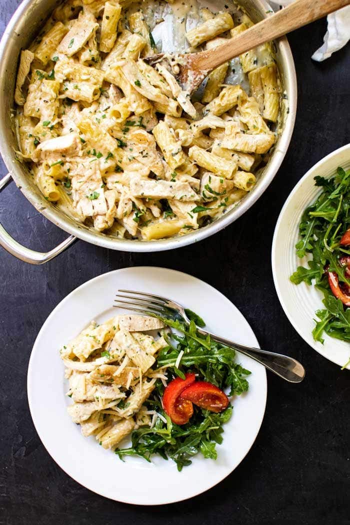 Creamy Pesto Chicken Pasta 