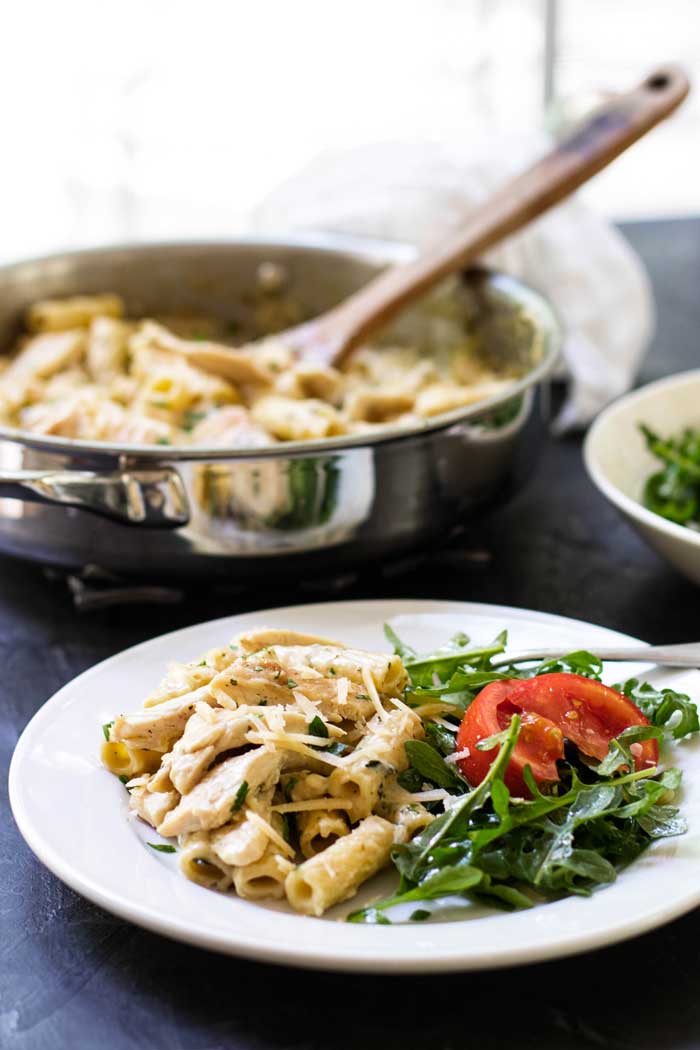 Creamy Pesto Chicken Pasta