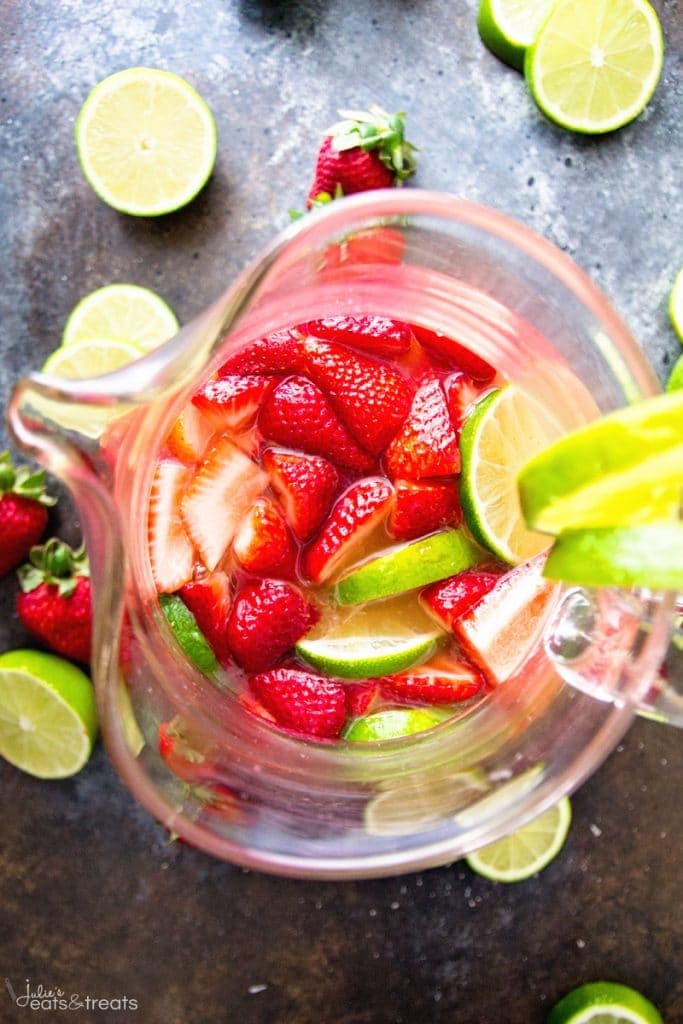 Strawberry Limeade Sangria