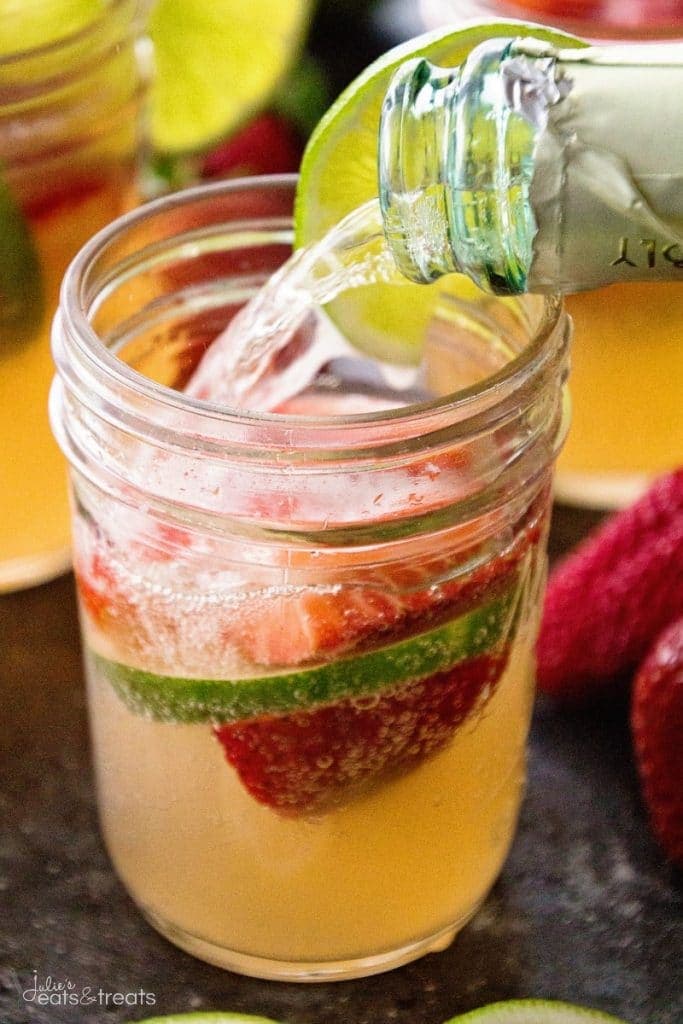 Strawberry Limeade Sangria