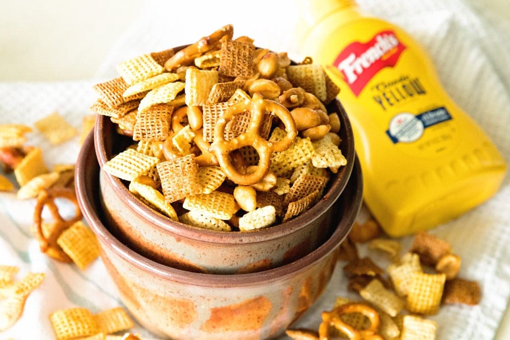 Honey Mustard Snack Mix is the best snack recipe ever!