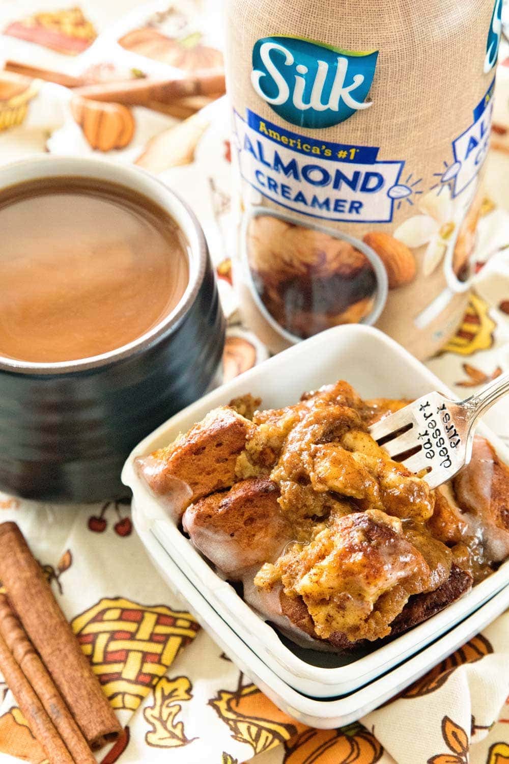 Perfectly Pumpkin Filled Cinnamon Roll Bake!