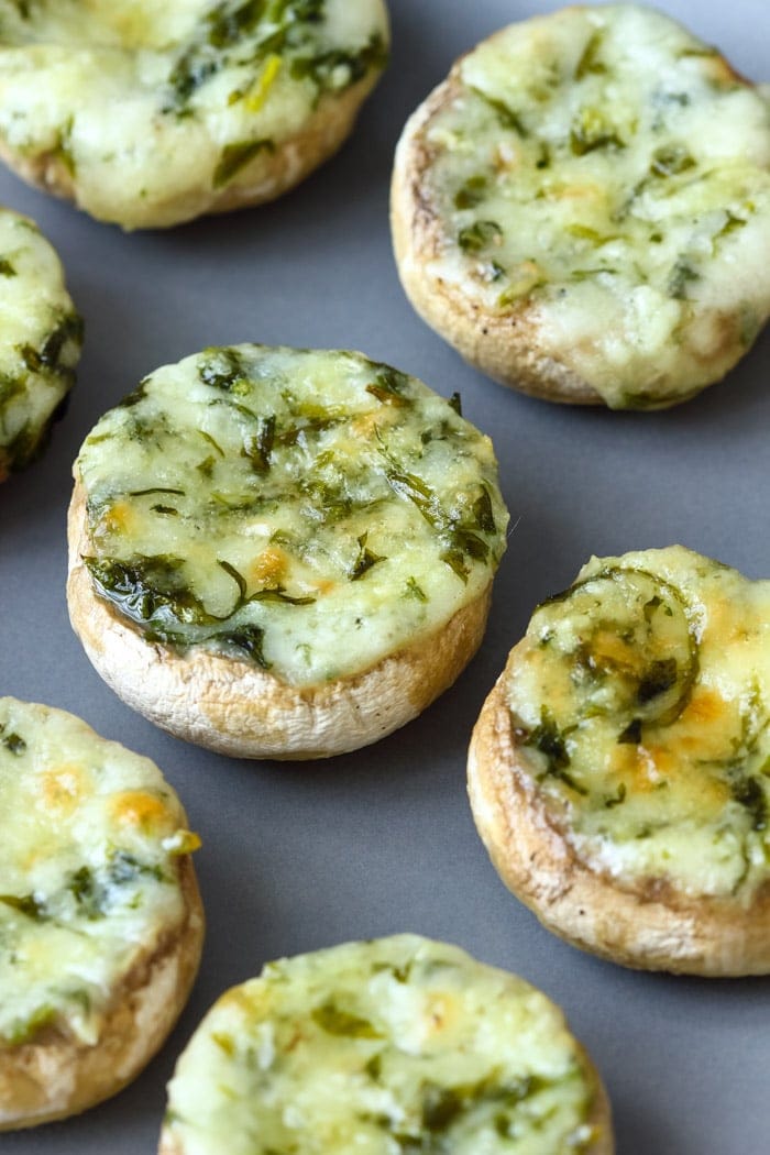 Garlic Stuffed Mushrooms are the perfect appetizer for your parties!