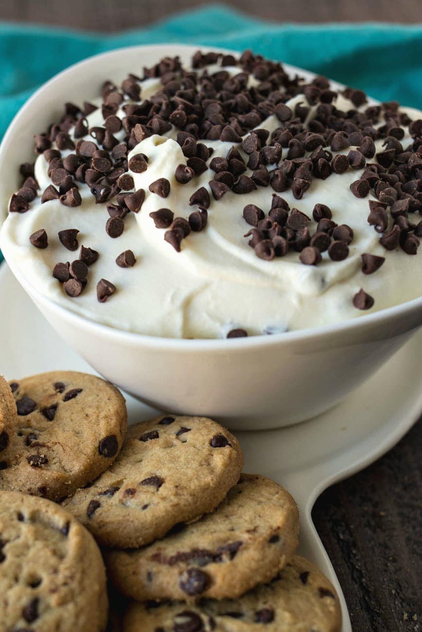Cannoli Dip is the best dessert dip you'll ever have!