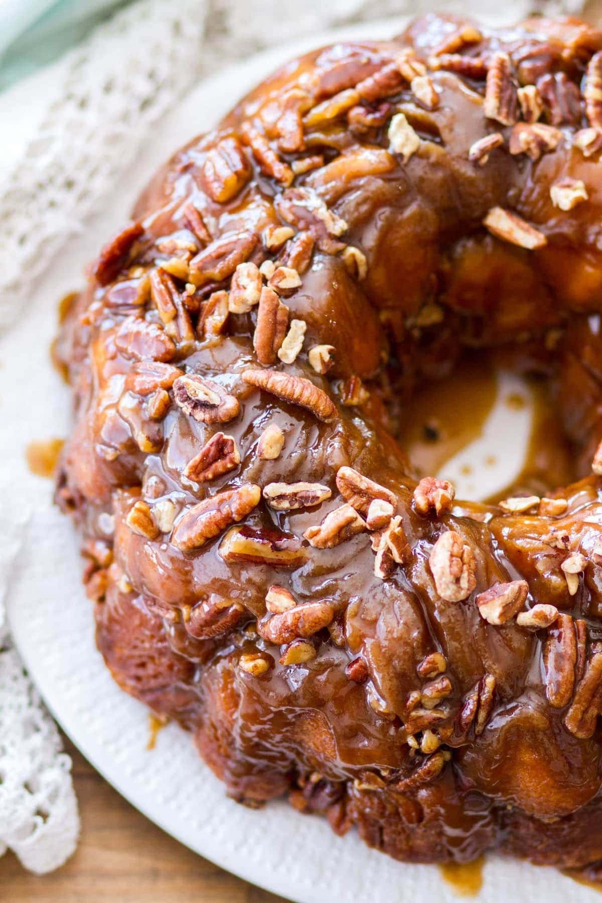 Wake up to this Easy Monkey Bread! Perfect One of the best Thanksgiving Brunch Recipes!