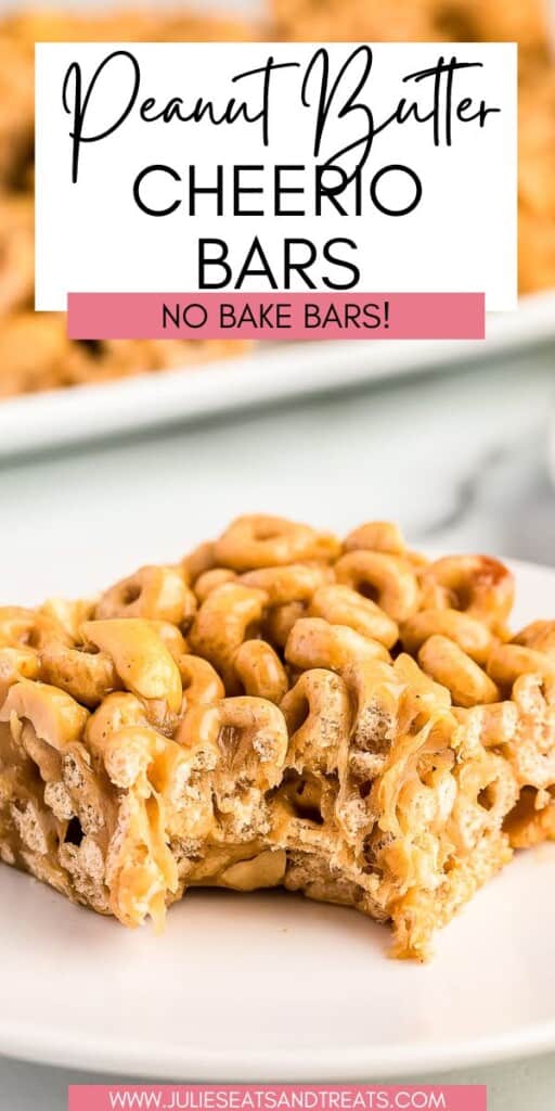 Peanut Butter Cheerio Bars JET Pin Image