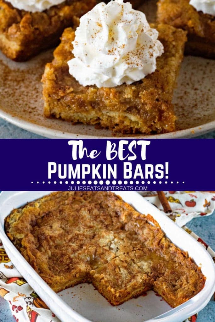The BEST Pumpkin Bars! So Easy! Julie�s Eats & Treats The BEST Pumpkin Bars! So Easy! Julie�s Eats & Treats