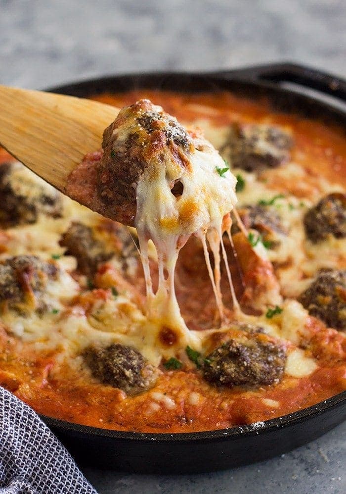 Cheesy Italian Pasta and Meatballs - Julie's Eats & Treats ®