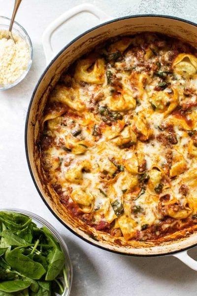 one pan baked tortellini