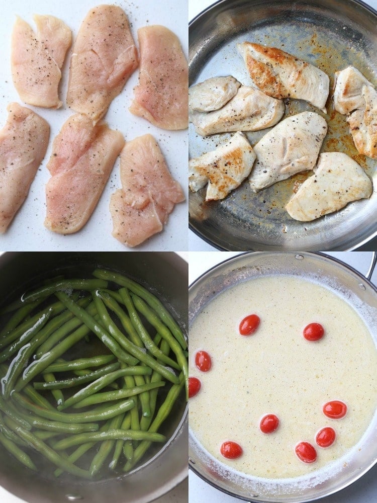 How to make Chicken and Green Beans in Skillet