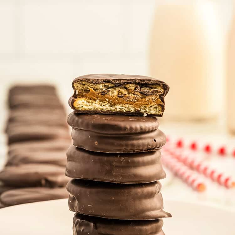 Stacked Peanut Butter Ritz Cookies