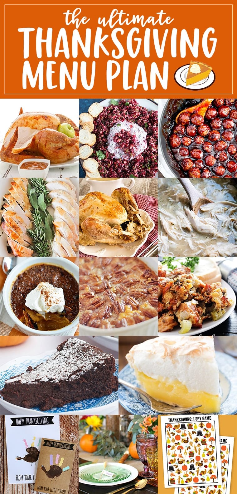 Thanksgiving Menu Planner - Julie's Eats & Treats